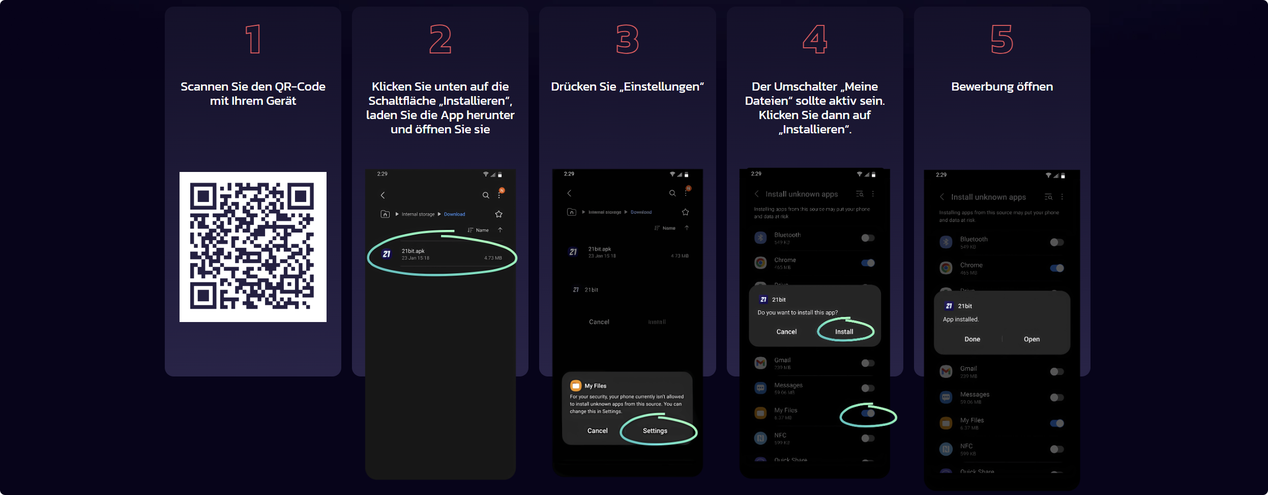 21Bit App Android